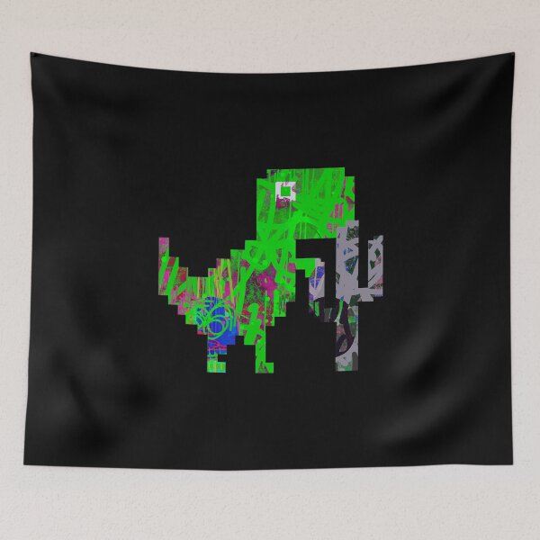 Item preview, Pixel Dino Graffiti designed and sold by blackink-design.
