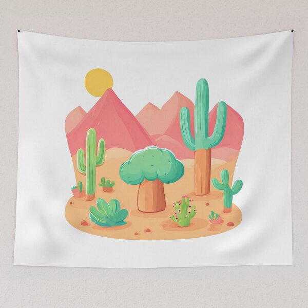 Item preview, Desert, aesthetic desert, colorful desert scenery  designed and sold by PurpleWay.