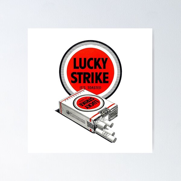 Item preview, lucky strike cigarettes designed and sold by BashPIXIE.