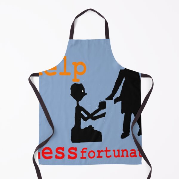 Item preview, Help Less fortunate illustration on Blue Background designed and sold by 3triadstore.