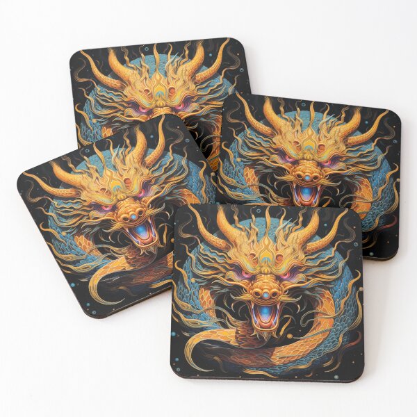 Item preview, The magical golden dragon designed and sold by mimdigital.