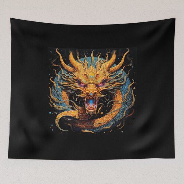 Item preview, The magical golden dragon designed and sold by mimdigital.