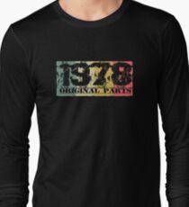 1978 - Vintage Distressed Design 40 Year Old Long Sleeve T-Shirt