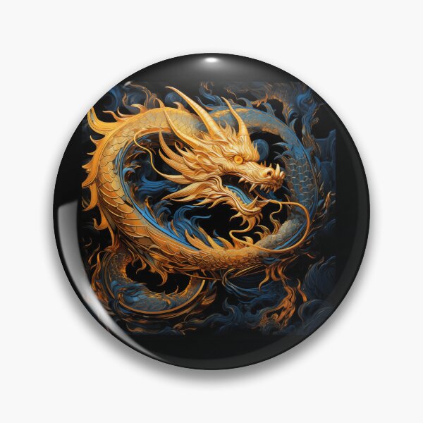 Item preview, The majestic golden dragon designed and sold by mimdigital.