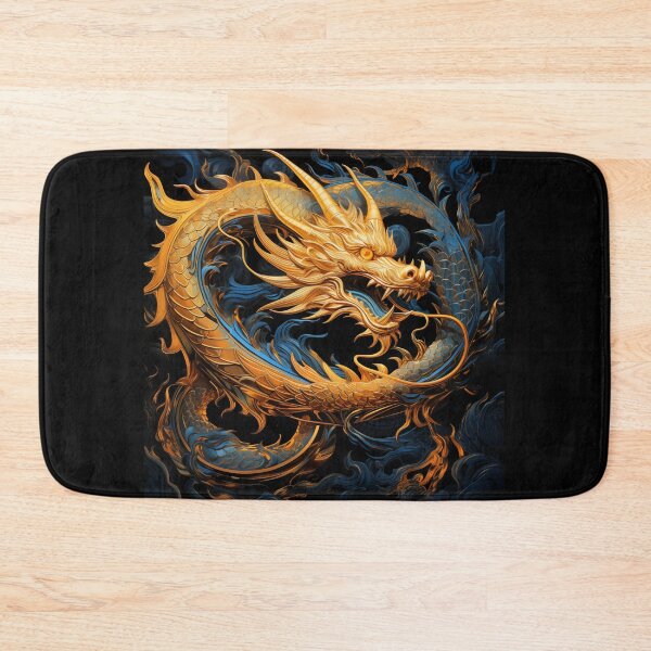 Item preview, The majestic golden dragon designed and sold by mimdigital.