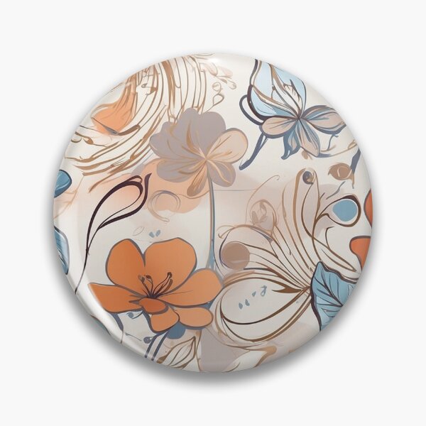Artikelvorschau, Good Creamy, Flower Pattern v2 entworfen und verkauft von SimplifyCD.
