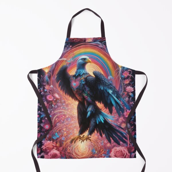 Item preview, Eagle Loves Beautiful Rainbow And Flowers designed and sold by BotunPeony.