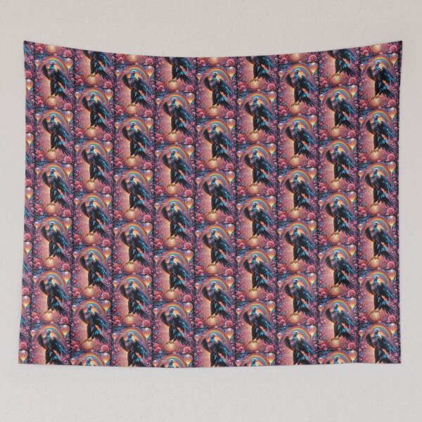 Item preview, Eagle Loves Beautiful  Rainbow And Flowers  designed and sold by BotunPeony.