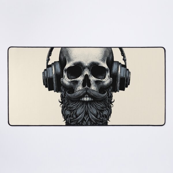 Item preview, Skull wearing Headphones #11 designed and sold by elektronen.