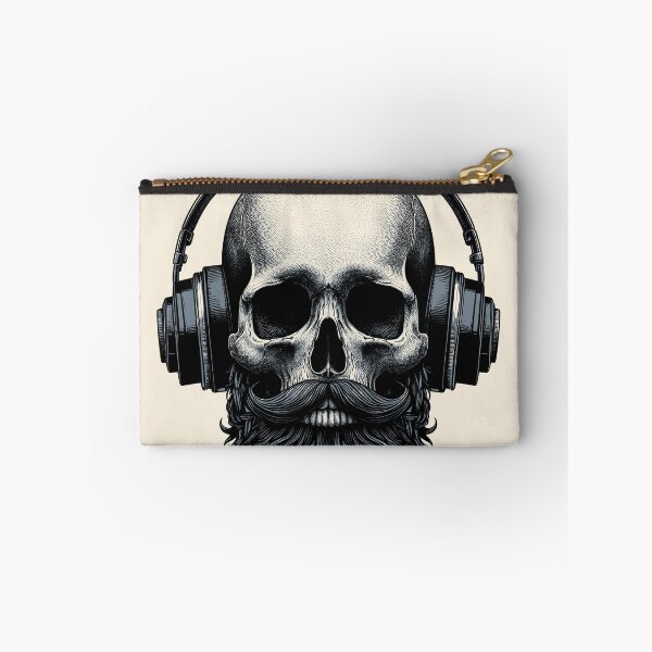 Item preview, Skull wearing Headphones #11 designed and sold by elektronen.