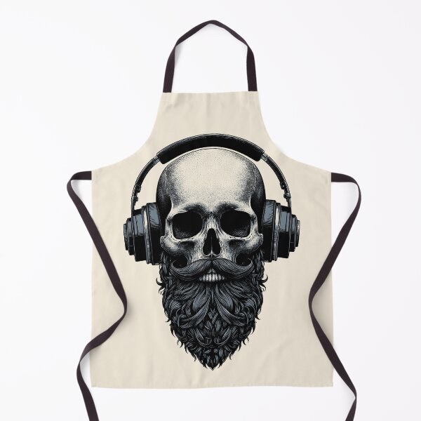 Item preview, Skull wearing Headphones #11 designed and sold by elektronen.
