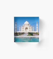 Stunning! Taj Mahal India - Professional Photo Acrylic Block