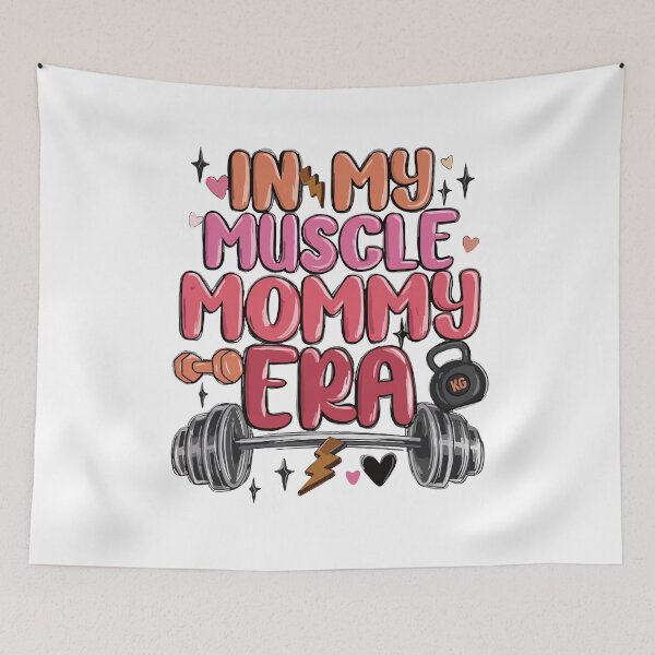 Item preview, In My Muscle Mommy Era Gym Workout Fitness Team Pump-cover  designed and sold by Pitchou07.
