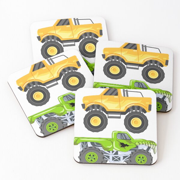 Item preview, Yellow Green Monster Car designed and sold by Hinny8.