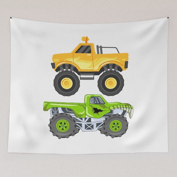 Item preview, Yellow Green Monster Car designed and sold by Hinny8.