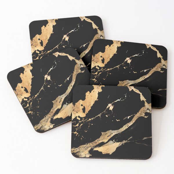 Item preview, Black Gold Marble designed and sold by yyolka.