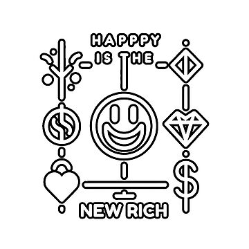 Artwork thumbnail, Happy is the new rich by nncreator