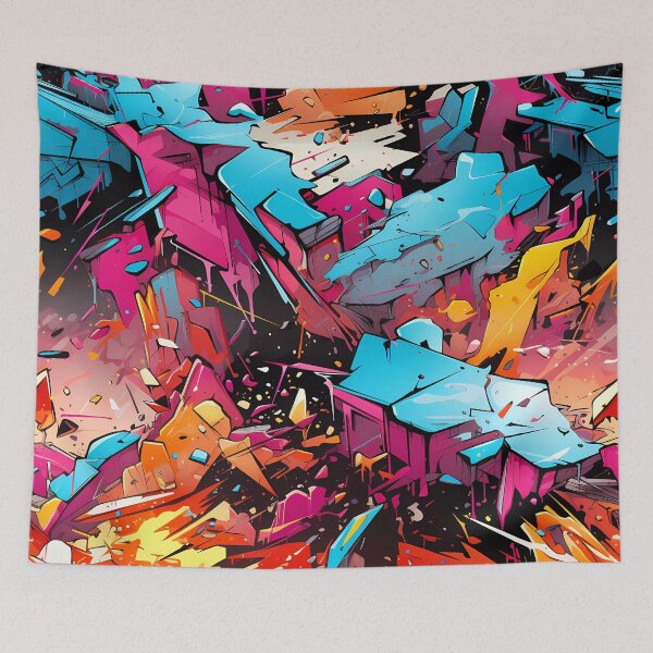 Item preview, Vivid Abstract Explosion Colorful Art designed and sold by GiveMeMood.
