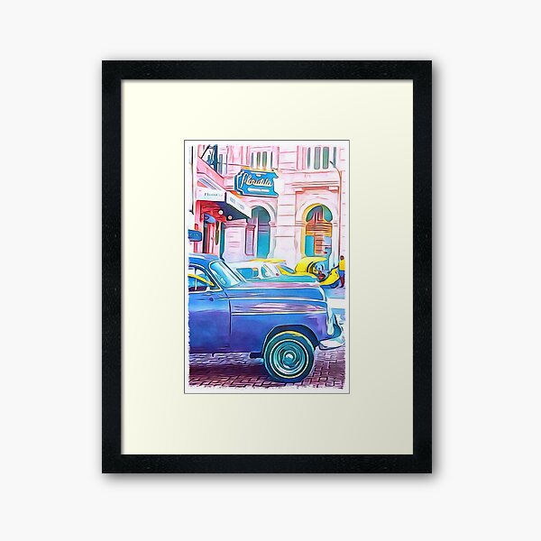 Unterwegs in Cuba,  Motiv 10 Gerahmter Kunstdruck