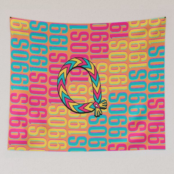 Item preview, 1990s retro design 24 - Orange Background designed and sold by PunjabanJatti.