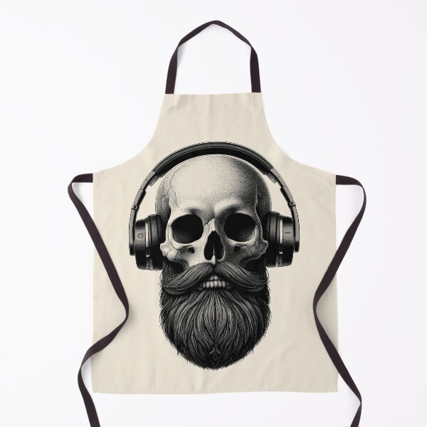 Item preview, Skull wearing Headphones #12 designed and sold by elektronen.