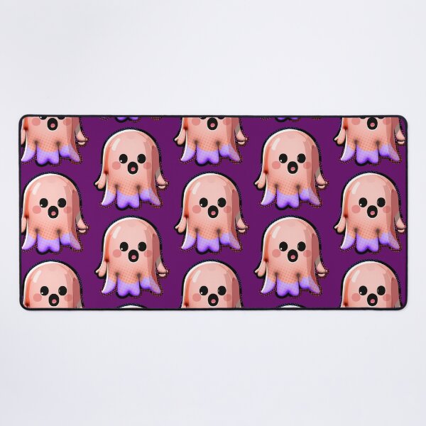 Item preview, Super cute little pink octopus kawaii ghost designed and sold by ladstudio.