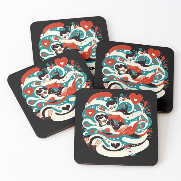 Item preview, Valentine! Passionate Love of Swimming Illustration designed and sold by Zwembad Vergelijker.
