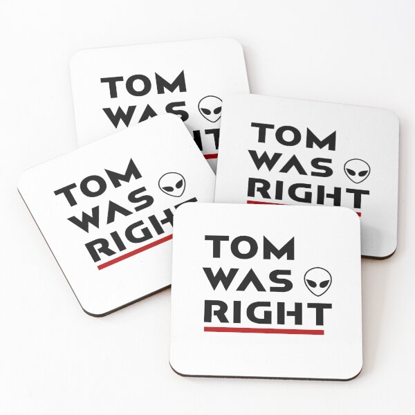 Item preview, Tom was  right,Aliens exist Sticker  designed and sold by MasterDesgn.