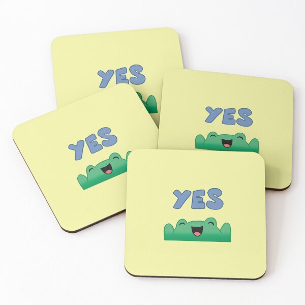 Item preview, YES FROG || Cute frog emote || Emoji || Sticker || Adorable || Animal || Silly || T shirt designed and sold by tomichuuu.