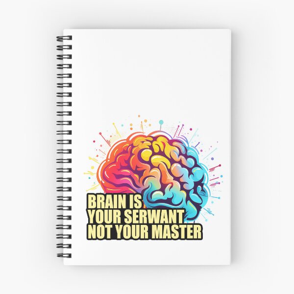 Item preview, Brain is your serwant not your master, mindfulness designed and sold by Szkicerka.