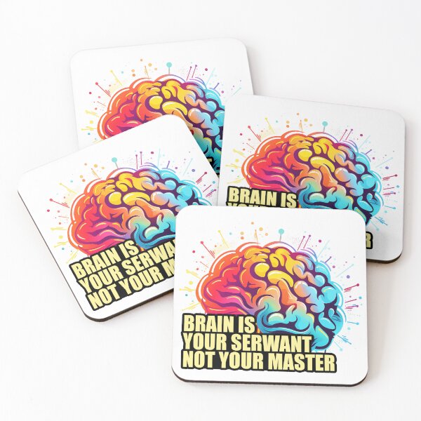 Item preview, Brain is your serwant not your master, mindfulness designed and sold by Szkicerka.
