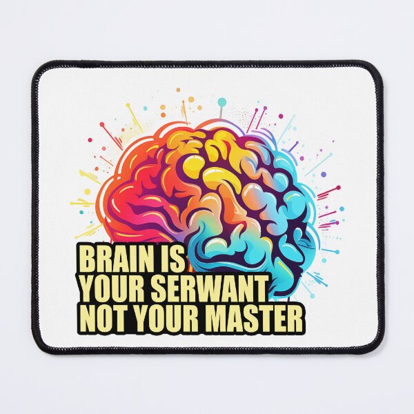 Item preview, Brain is your serwant not your master, mindfulness designed and sold by Szkicerka.