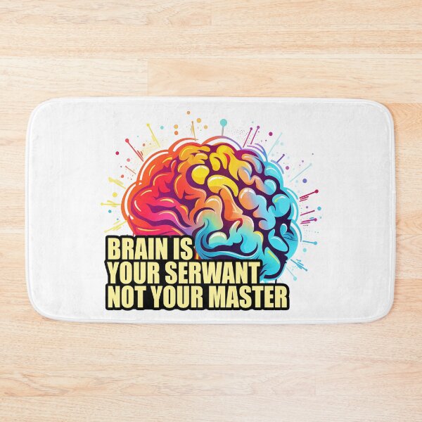 Item preview, Brain is your serwant not your master, mindfulness designed and sold by Szkicerka.
