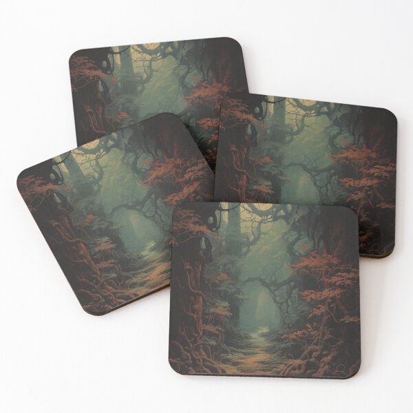 Item preview, DEADWOOD - DARK FANTASY NATURE ART STYLE designed and sold by VistaThreadsCo.