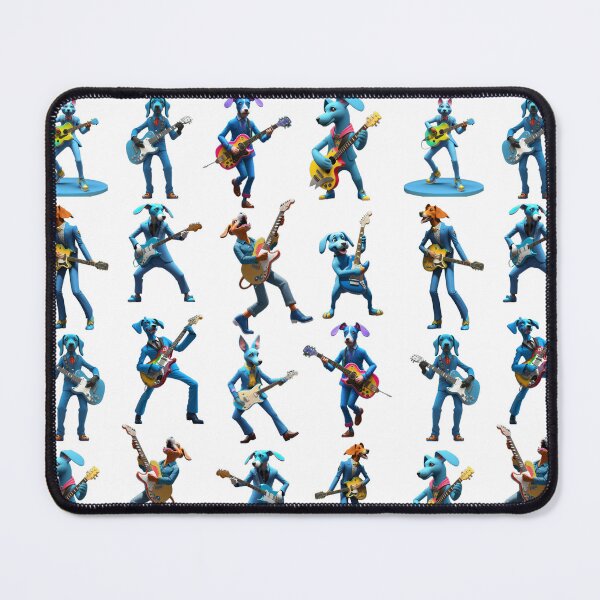 Item preview, Blue Suede Hound Dogs designed and sold by 5C-Artwork.