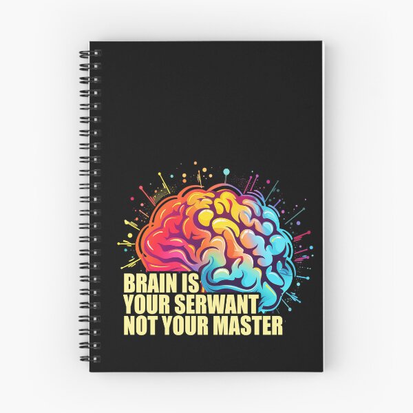 Item preview, Brain is your serwant not your master, mindfulness designed and sold by Szkicerka.