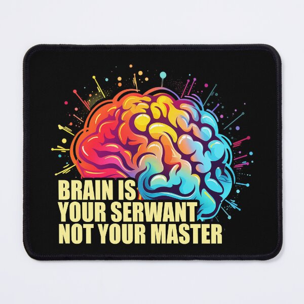 Item preview, Brain is your serwant not your master, mindfulness designed and sold by Szkicerka.