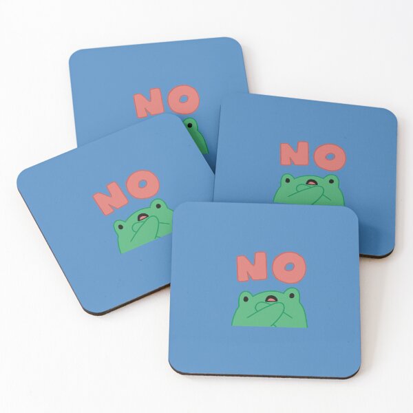Item preview, NO FROG || Cute frog emote || Emoji || Sticker || Adorable || Animal || Silly || T shirt designed and sold by tomichuuu.