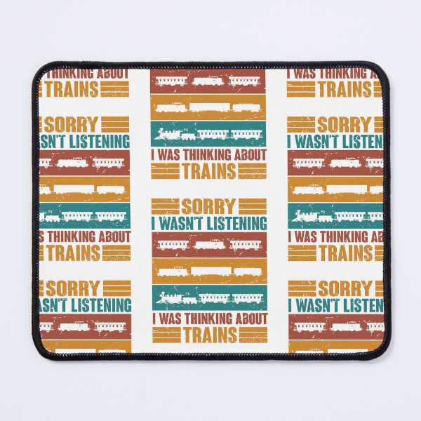 Item preview, Funny Locomotive Railway Graphic Sorry Not Listening Vintage designed and sold by roboartpixel.