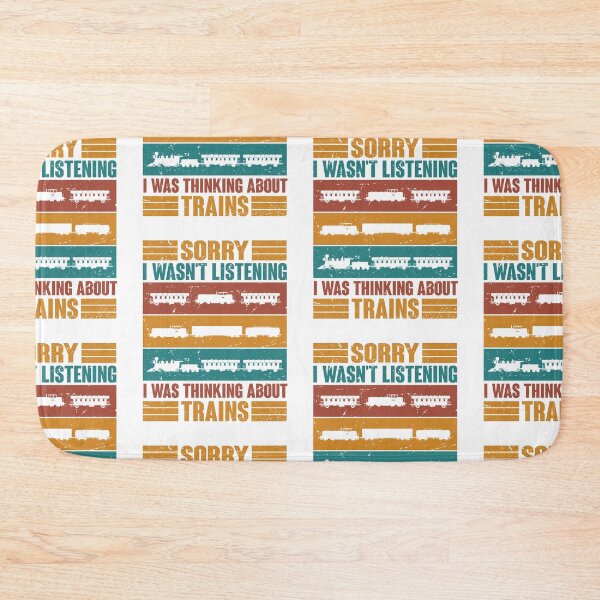 Item preview, Funny Locomotive Railway Graphic Sorry Not Listening Vintage designed and sold by roboartpixel.