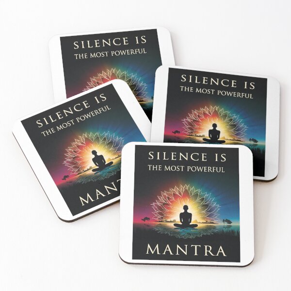 Item preview, Silence is the most powerful Mantra, meditation designed and sold by Szkicerka.