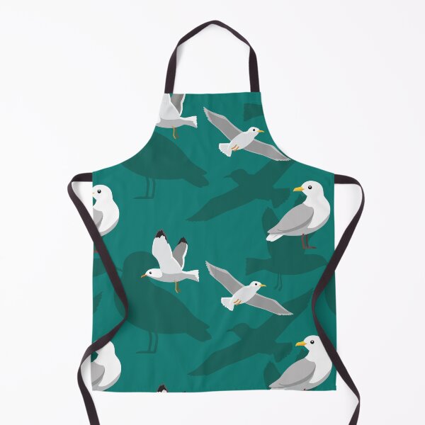 Item preview, Bird Seagull Cartoon Poses Pattern designed and sold by SUPERHERON.