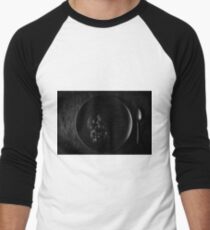 Yellow lily with stem Men's Baseball ¾ T-Shirt