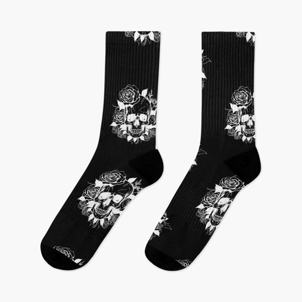 Item preview, Sugar Skull Black White Image Women's Day Of Dead Senorita designed and sold by EmiAndMike.