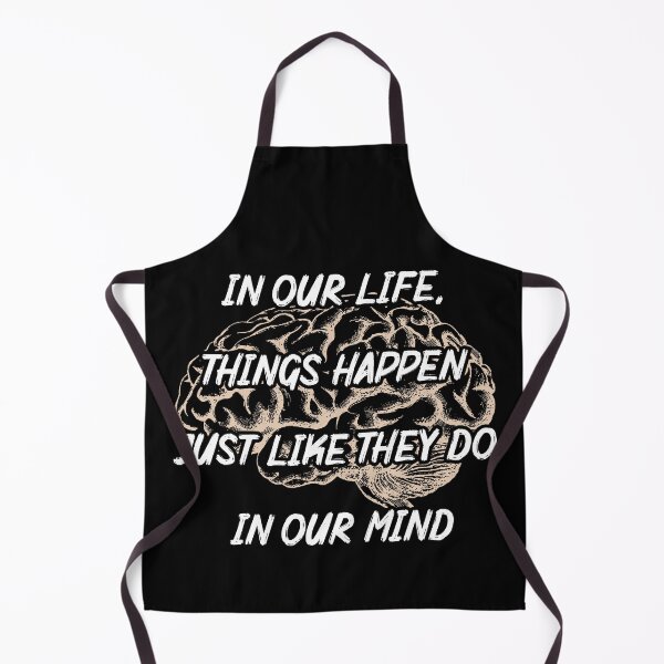 Item preview, In our life things happen. Brain mind inspirational text designed and sold by Szkicerka.