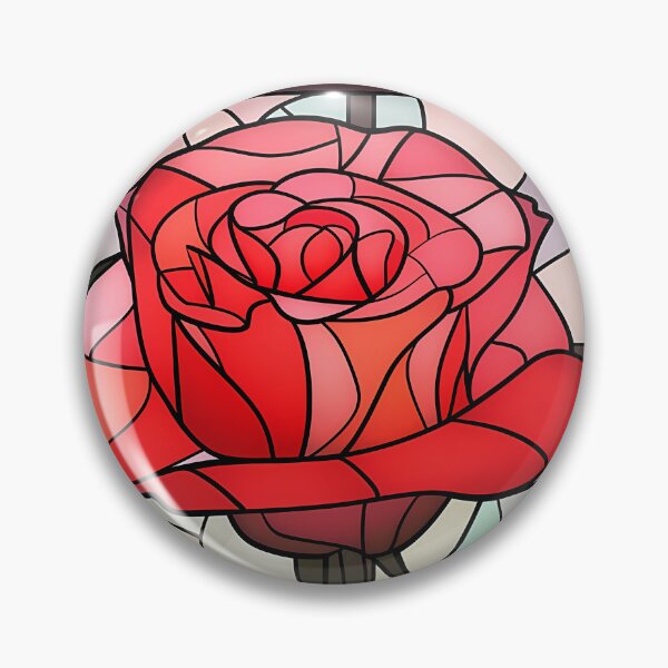 Item preview, Rose design glass stained design  designed and sold by octoboobs.