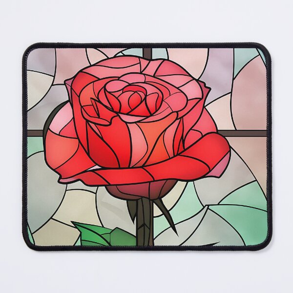 Item preview, Rose design glass stained design  designed and sold by octoboobs.