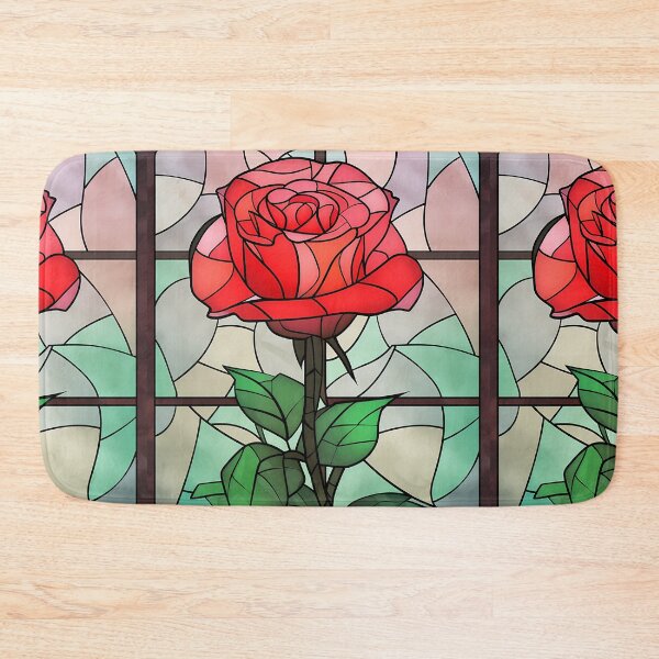 Item preview, Rose design glass stained design  designed and sold by octoboobs.