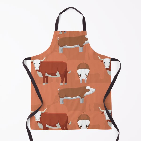 Item preview, Hereford Cattle Pig Cartoon Pattern designed and sold by SUPERHERON.