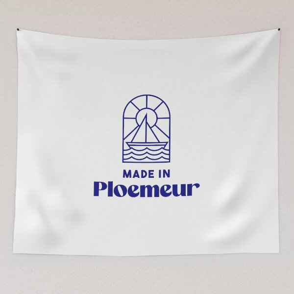 Item preview, Made in Ploemeur - Brittany Morbihan 56 BZH Sea designed and sold by Burning Dog.